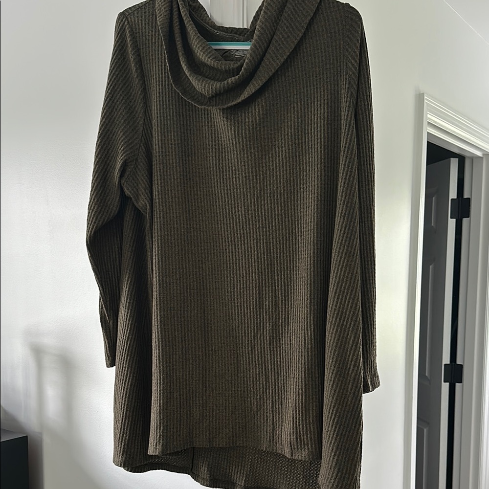 Lane Bryant Cozy Olive Green Women's Sweater